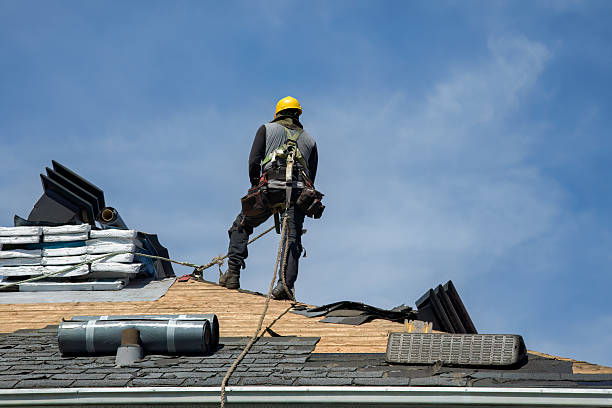 Professional Roofing technician working in Ballston Spa, NY